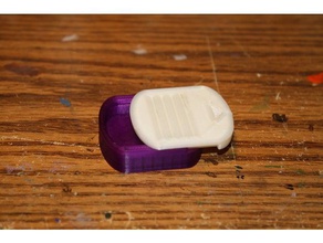 caixa de pílula ímãs ampliada organização pillbox 3d print model - Mito3D