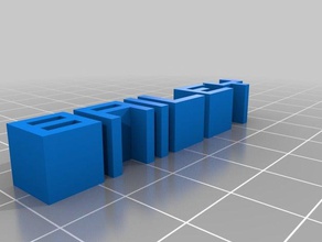 bailey Schlüsselanhänger angepasst 3d print model - Mito3D