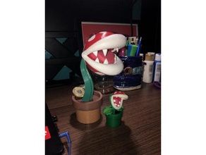 piranha plant 3d de l'impression mario nintendo super smash bros 3d print model - Mito3D