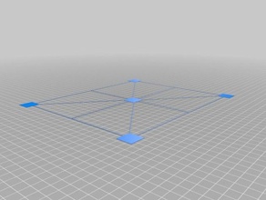 prusa i3 mk3 letto livellamento di calibrazione piazze parametrico 3d la stampa il test fusion 360 heatbed mk3s originale della stampante prova asse z 3d print model - Mito3D