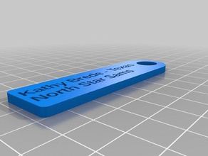 kathy brede key tag organization customized 3d print model - Mito3D