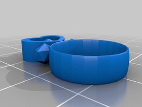 wedding ring rings 3d print model - Mito3D