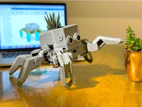 la flora robótica arduino lindo hexágono mecánica nsfw de planta maceta control remoto juguete mortíferos hack mod 3d print model - Mito3D