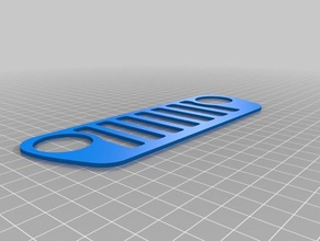 jeep jl grillewith sketchup-Datei, falls gewünscht andere Projekte automotive wrangler 3d print model - Mito3D