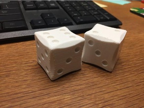 simple dice design 3d print model - Mito3D