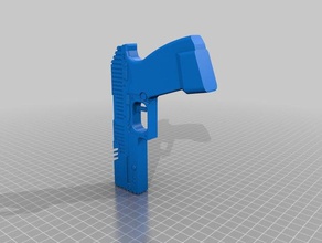 apex p2020 efsaneler 3d baskı silah prop titanfall 2 3d print model - Mito3D