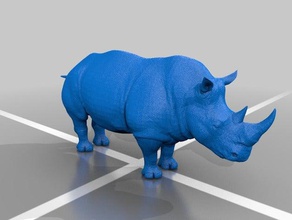 rhinoceros art 3d print model - Mito3D