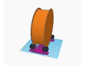 spool-Halter 3d Drucker Teile filament spool holder 3d print model - Mito3D