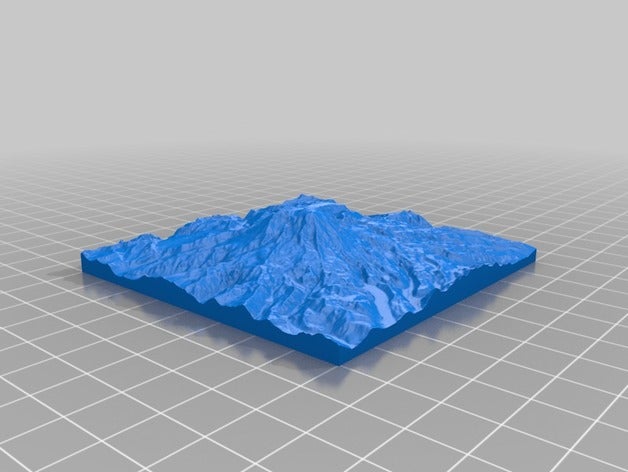 mt ranier varreduras réplicas seattle estado de washington 3D print model - Mito3D