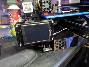 mks tft32 case addon wifi module 4040 rail mounted 3d printer accessories 3d print model - Mito3D