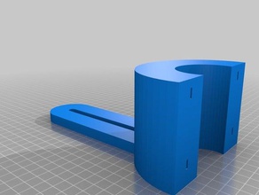 my customized pvc pipe bracket household 3d print model - Mito3D