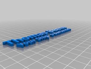 bar Typenschild Zeichen logos angepasst 3d print model - Mito3D