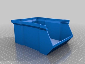 cassetta impilabile strumento i titolari caselle contenitori impilabili scatola di stoccaggio toolbox 3d print model - Mito3D