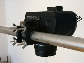 câmara sobrecarga de acessórios montagem partes câmera 3d print model - Mito3D