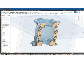 608 do rolamento de suporte filamento rolo 3d a impressora os acessórios ballbearing spool titular 3d print model - Mito3D