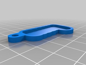 mery Basis Schlüsselanhänger angepasst 3d print model - Mito3D