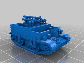 panzerj&aumlger bren 731e 1100 ölçek araç 15 mm alevler savaş fow wargame wargaming 2 Dünya Savaşı 3d print model - Mito3D