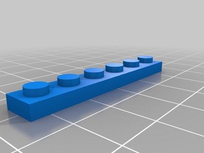 lego brick 3666 construction toys 3d print model - Mito3D