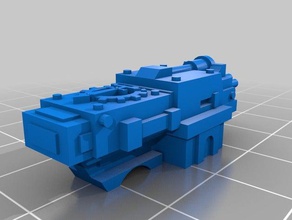 raider caparazón superbolter los juguetes juegos 8mm adeptus titanicus reaver titan 3d print model - Mito3D