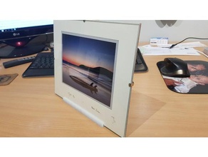 picture frame stand decor autodesk fusion 360 photo 3d print model - Mito3D