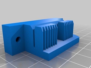 belt attachment prusa i3 endstop 3d printer parts 3d print model - Mito3D