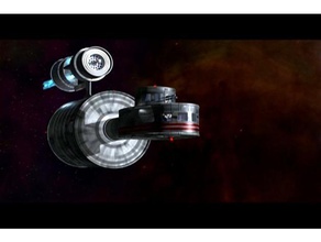 romano fafard dans une galaxy pr&egraves chez vous veículos futuro do veículo humor quebec sci-fi gratuito ficção científica espaço nave espacial ship tv mostrar 3d print model - Mito3D