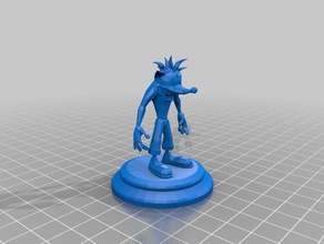 crash bandicoot los juguetes juegos figura de acción playstation 3d print model - Mito3D