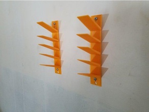 mail rack organization mailbox wall mount 3d print model - Mito3D