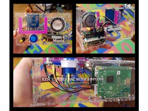 laser-cut case childrens music player toy jukebox raspberry pi rfid 3d print model - Mito3D