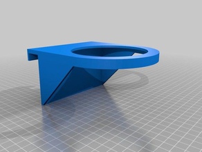 game table cup holder mount kitchen dining 3d print model - Mito3D