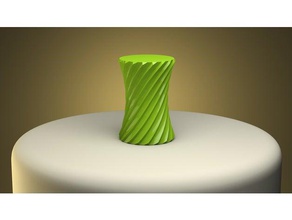 spirale vase décor 3d print model - Mito3D
