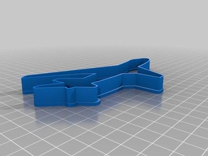 avi&atildeo cortador de galletas 3d impresión 3d print model - Mito3D