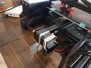 y-axis damper spacer compensator 3d printer parts ender 3 3d print model - Mito3D