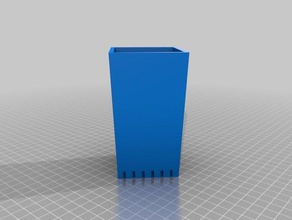 özel özelleştirilebilir saksı kase vazo benim açık bahçe 3d print model - Mito3D