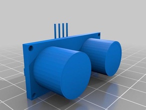 ultrasuoni sensore ping scala per la realizzazione di fori in forma solida modelli a 3d print model - Mito3D