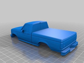 ford f100o slotcar les jouets jeux moulé sous pression logement-voiture 3d print model - Mito3D