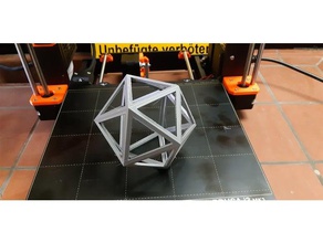 ikosaeder icosaedro de matemáticas arte 3d print model - Mito3D