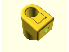 dual tube brake holder parts 3d print model - Mito3D