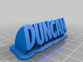 duncan sweep office customized 3d print model - Mito3D