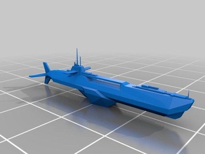 uef t1 sous-marin d'attaque 3d de l'impression commandant suprême 3d print model - Mito3D