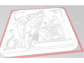 odin frigg norse gods 2d art mythology viking 3d print model - Mito3D