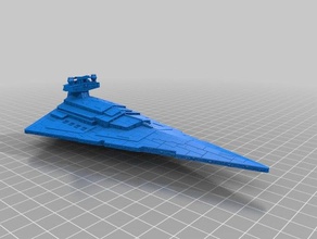 imperial star destroyer combined models 3d print model - Mito3D