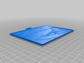 lake1 2d a arte personalizado 3d print model - Mito3D