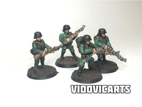 ww2 german infantry 28mm standard pose people tabletop vidovic arts vidovicarts war wargaming world 2 3d print model - Mito3D