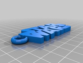 star wars keychain 3d printing sign starwars 3d print model - Mito3D
