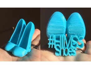 himssshoes yüksek topuklu stand akıllı telefon himssfashion aksesuarlar 3d print model - Mito3D