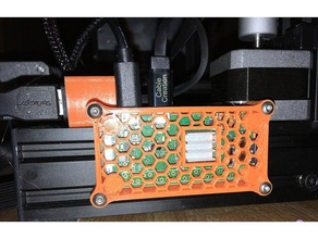 extrusion mount cablecreation usb otg adapter 3d printer parts clip 3d print model - Mito3D