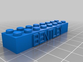 bentley construction toys customized 3d print model - Mito3D
