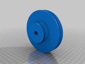 atlascraftsman lathe drive pulley replacement parts 3d print model - Mito3D