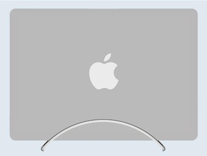 archbook macbook air 2010-2017 organization apple bookarc laptop stand twelve south 3d print model - Mito3D